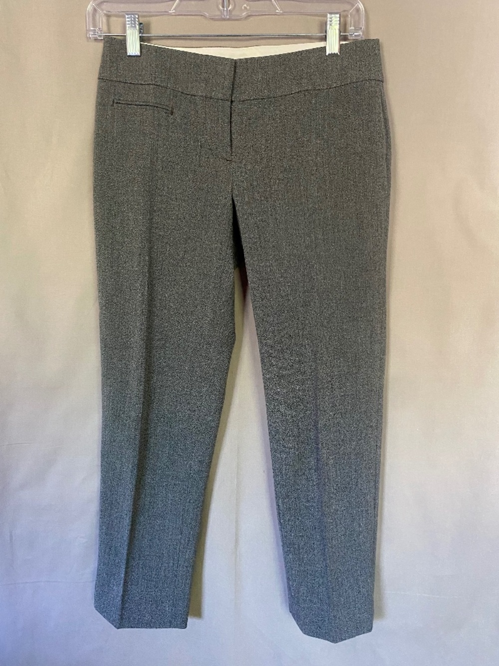 LOFT Petites Marisa Crop Pants Gray Women's Size 00P (NWT)